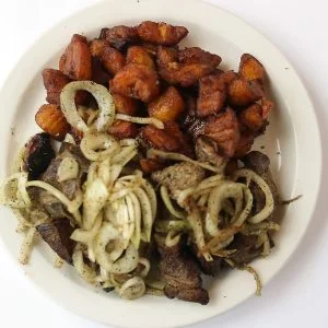 Dibi poulet avec alloco